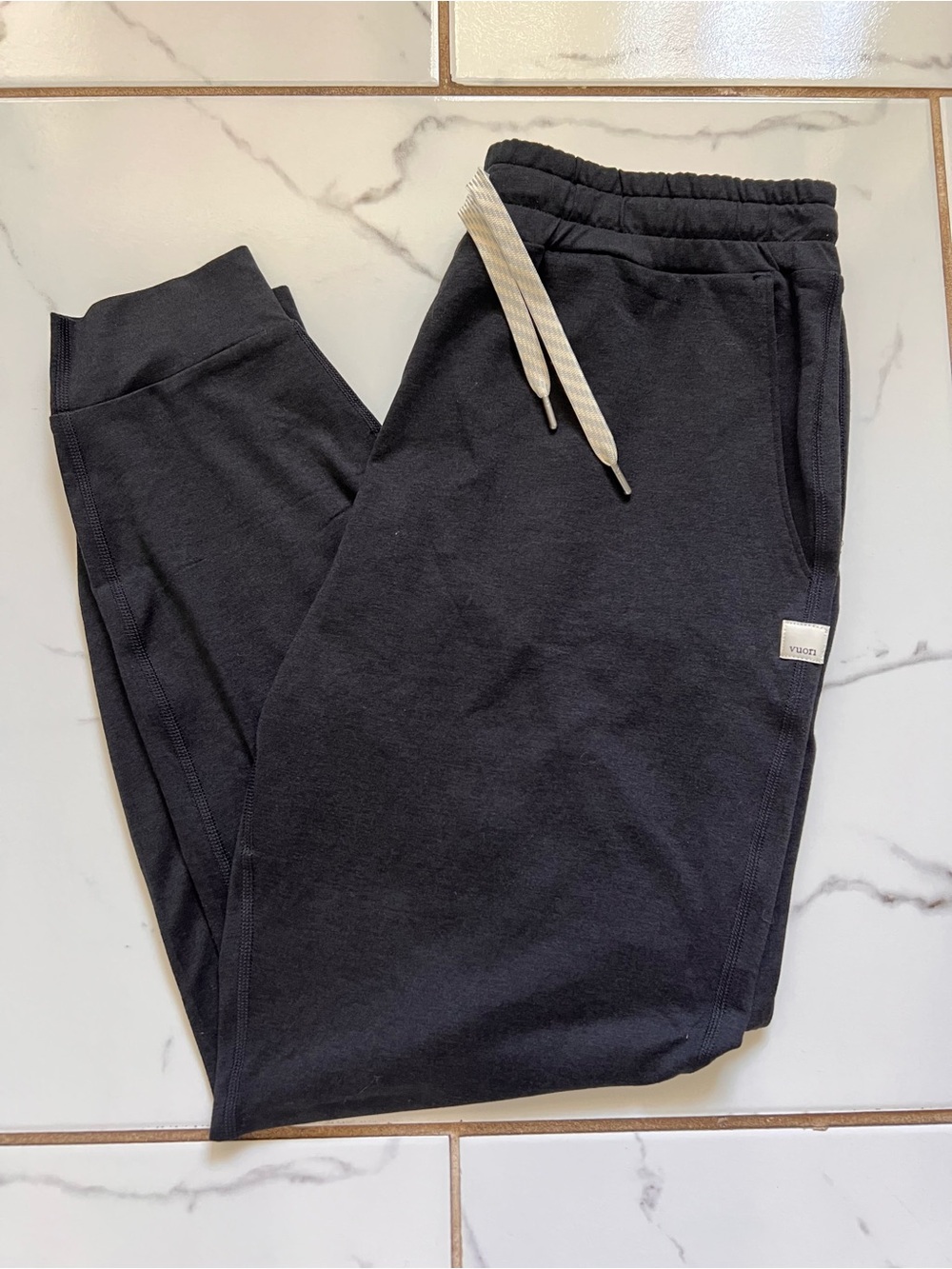 Vuori Performance Jogger Heathered Black Size Small